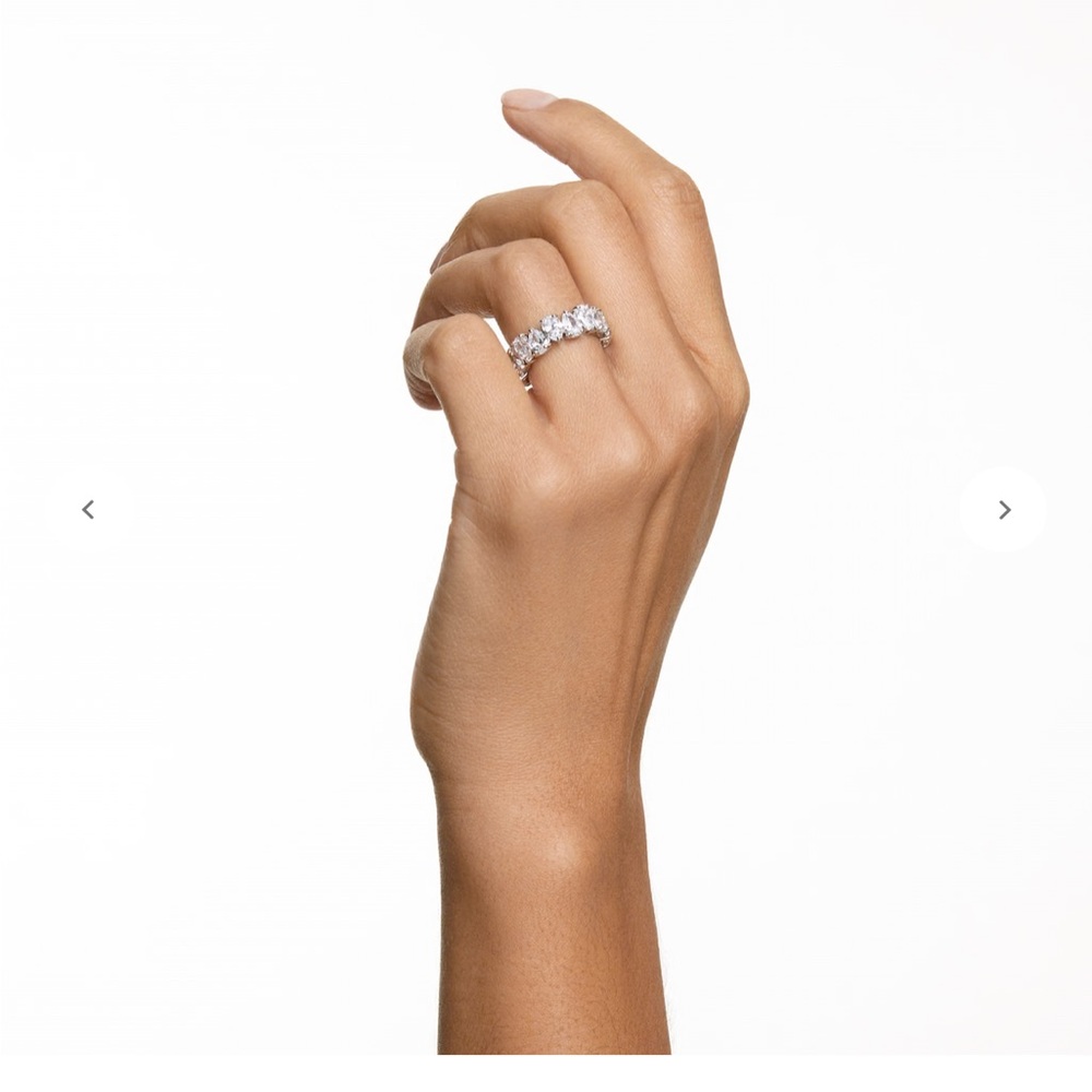 Swarovski Silver Crystal Ring